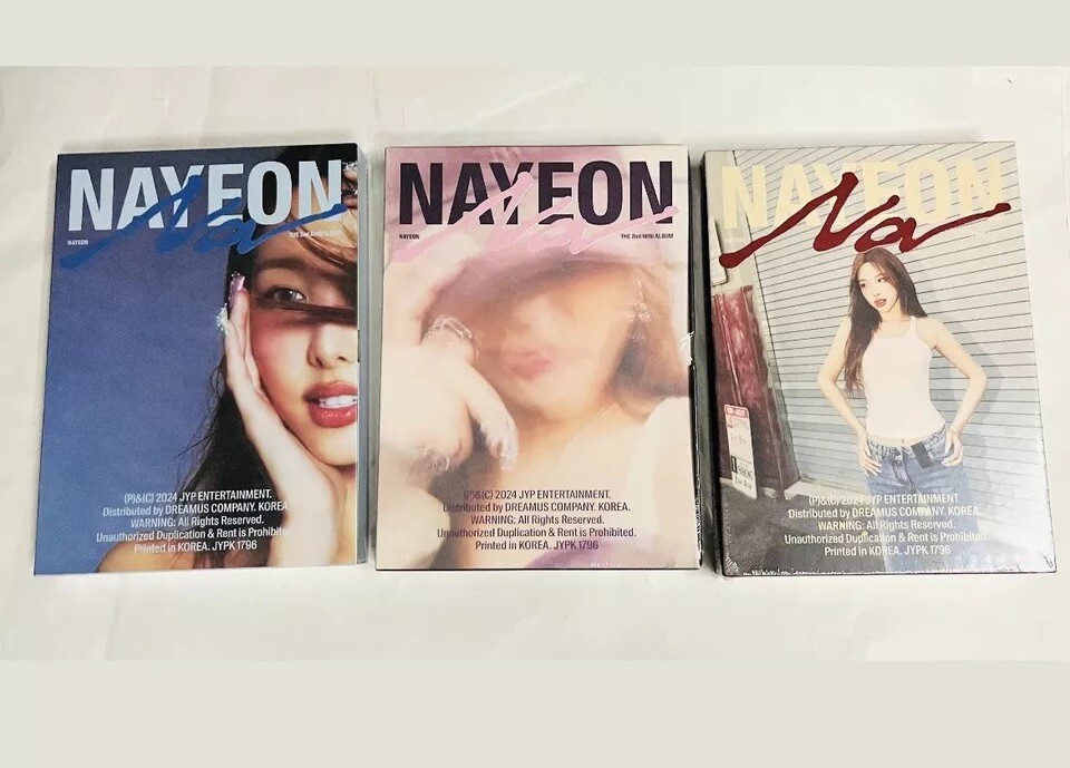 Nayeon Twice Mini Album SIGNED A / B/ C Ver Full Set Bundle