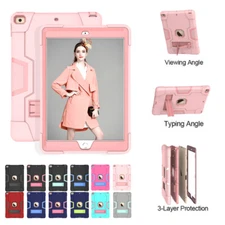For New iPad 9th 10.2 inch Tablet Case Hybrid Rugged Heavy Duty Shockproof Cover