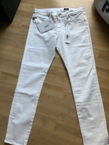 AG Adriano Goldschmied Skinny 5 Pocket Jeans Weiß Gr. 30 NEU - Bild 3 von 7