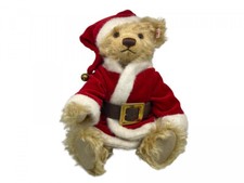 Steiff Teddy Bear 037665 Christmas Bear 30cm - Excellent Condition