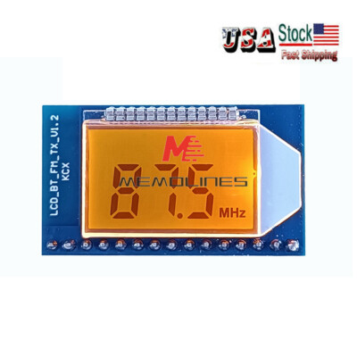 FM Stereo Audio Transmitter Circuit Board Bluetooth 76-108MHz Station Module USA