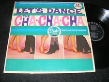LET'S DANCE THE CHA CHA CHA Ruben Leon & Orchstra LP DALE DANCE Studios TOPS 50s