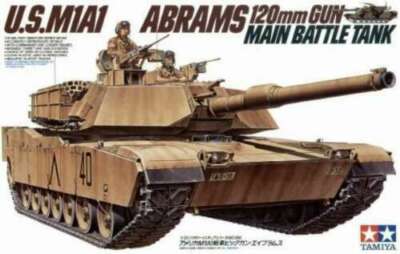 タミヤ Tamiya U.S. M1A1 Abrams 120mm Gun 新品 TAMIYA Military US Army Tank M1A1 Abrams 120mm Gun Main Battle