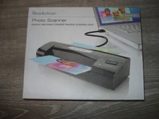 Brookstone iConvert Photo Scanner convert photos to digital Files Free Ship New