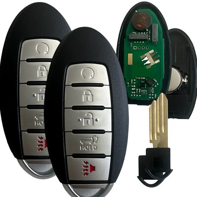 #ad #ad 2 For 2015 2019 NISSAN Murano Platinum SMART KEY keyless remote fob S180144308 $29.41