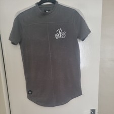 Men's Bee Inspired Grey T-shirt Size S