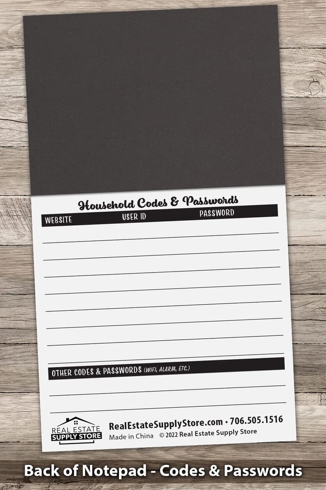 Magnet Notepads - With a peel and stick area for your Business Card!(Box of 100) - Image 3 of 4