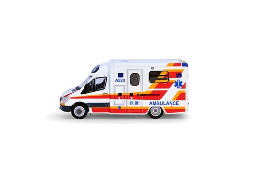 MAY 2025 TINY MERCEDES BENZ Sprinter Ambulance "Vital Signs" (AM520) 1/76 - Picture 3 of 5