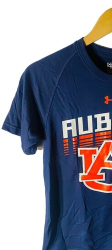 Under Armour Youth Auburn Tigers Tech Short Sleeve T-Shirt, Navy, Medium - Picture 4 of 6