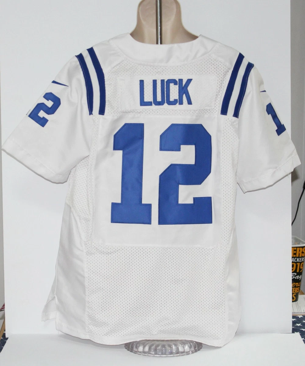 Andrew luck white clearance jersey