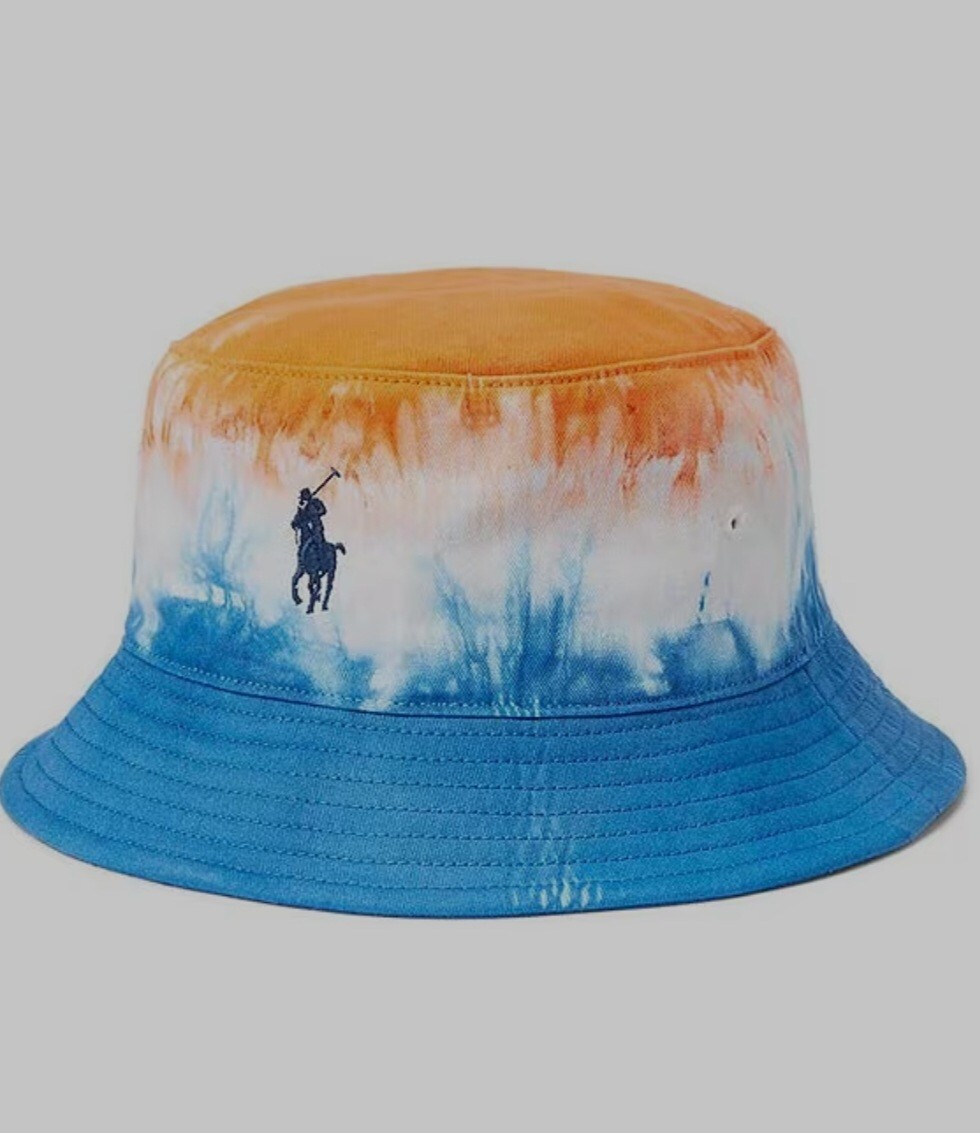 Cappello POLO RALPH LAUREN taglia L XL tie dye secchiello logo pony estate prezzo al pubblico consigliato $89 50