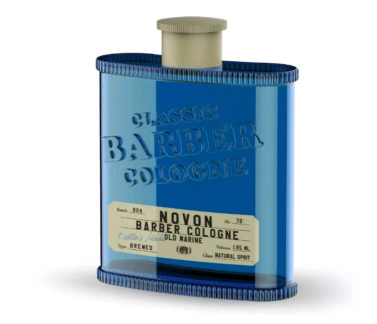 ( 79,33€/ L ) Novon Barber Cologne Blue Old Marine 150ml Aftershave Rasierwasser