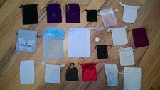 JEWELRY BAGS Accessory Set of (19) Used
