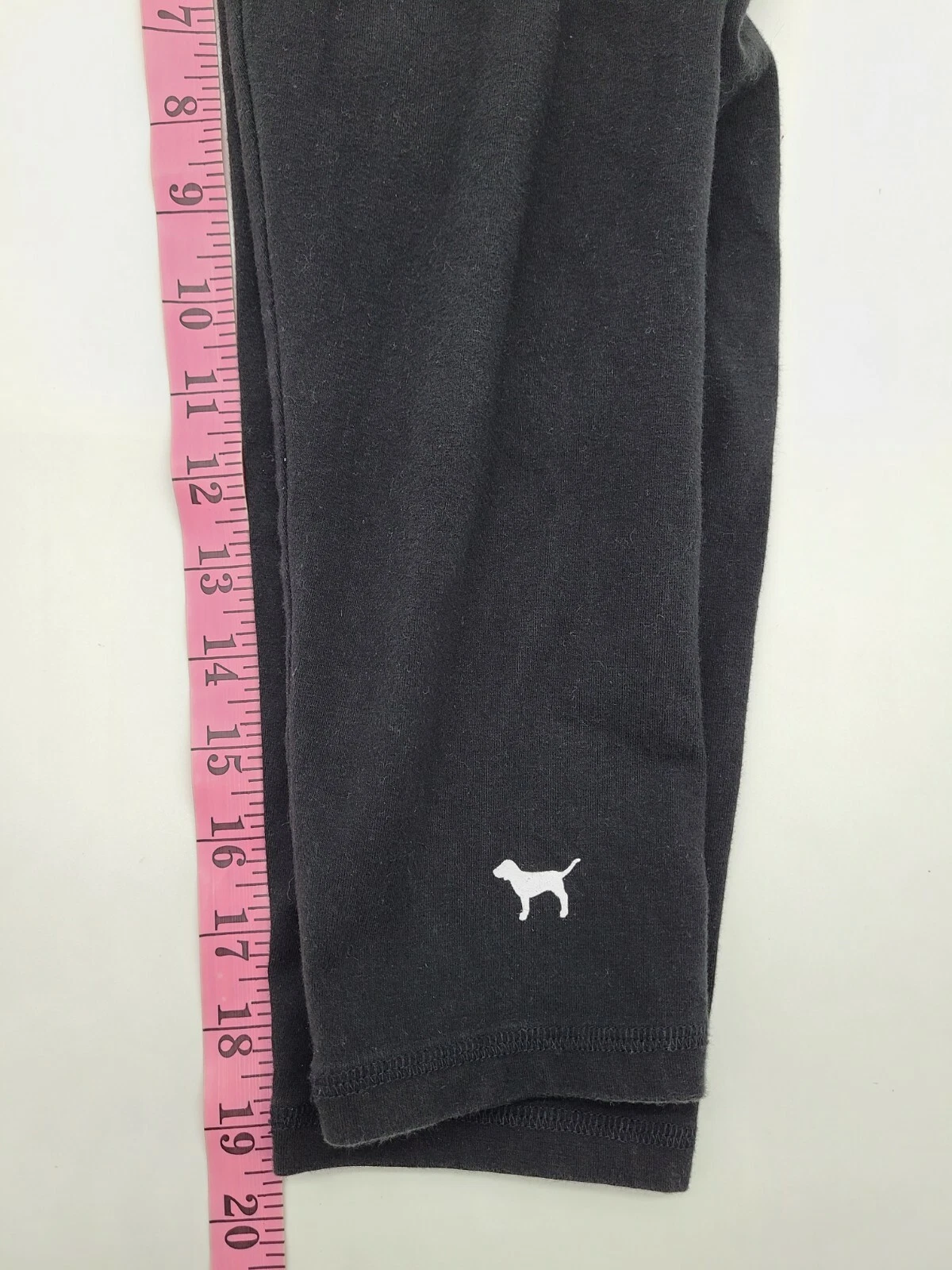 victoria-secret-vs logo crop rhinestone logo active leggings