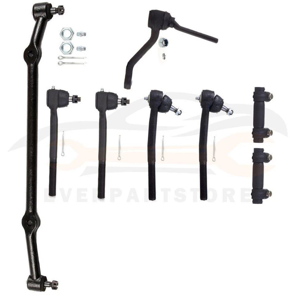 For 1978-1996 Chevrolet Caprice 8 Pcs Front Tie Rod End Suspension Kit - Image 2 of 4
