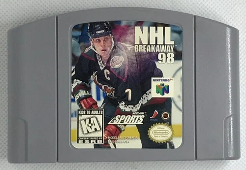 Nintendo NHL Breakaway 98 Video Game Cartridge for the N64 Console
