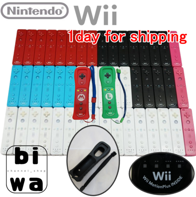Nintendo Wii Controller Authentic OEM Wii Remote Motion Plus Mario |YOU CHOOSE