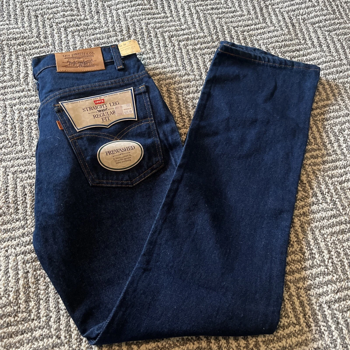 32x32 Levis 40509 0215 Dark Denim Jeans USA straight leg Dead