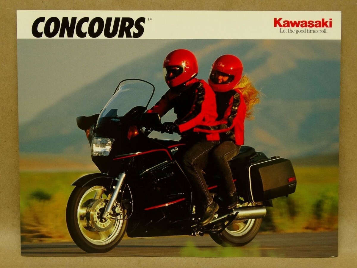 洋書 GRAND PRIX MOTORCYCLE Vintage 1992 Kawasaki Concours ZG1000 A7 Motorcycle Brochure