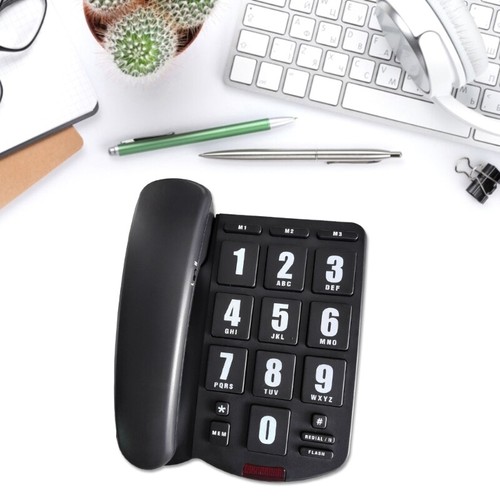 Big Buttons Desk Telephone Landline Phone for Older Adults with Hearing Loss - Picture 8 of 10