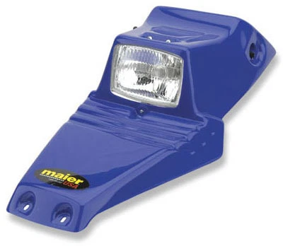NEW SUZUKI LT80 KAWASAKI KFX80 DARK BLUE PLASTIC HEADLIGHT HOOD - Bild 1 von 1