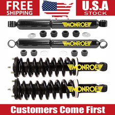 Monroe Rear Shocks Front Suspension Strut Coil Springs For Toyota Tacoma 4wd