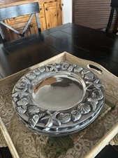 Chargers Beach theme Pewter Plates