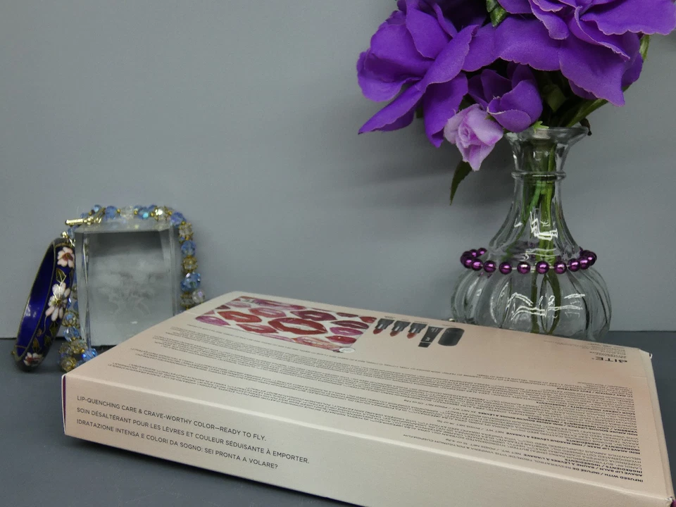 BITE BEAUTY KISS 'N FLY Lip Care & Lipstick Travel Set RARE Discon't LE 2018 NIB - Image 4 of 4