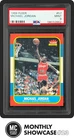 MICHAEL JORDAN PSA 9 1986-87 FLEER BASKETBALL #57 ROOKIE CARD RC BULLS MINT HOF