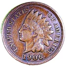 1906 Indian Head Penny.....   Nice Detailed Coin.....  5-7-12
