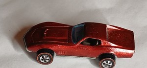 Vintage Hot Wheels Redline  Custom Corvette  Red US