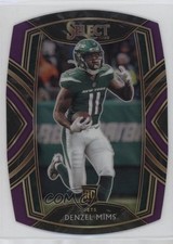 2020 Panini Select Club Level Purple Prizm Die-Cut Denzel Mims #263 1ny5