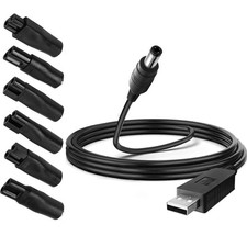 7 PCS Power Cord for Hair Clippers, Beard trimmers, Shavers, Beauty Instruments