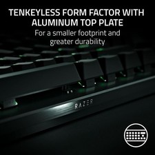 Razer Huntsman V3 Pro TKL Wired Keyboard Black Certified Refurbished