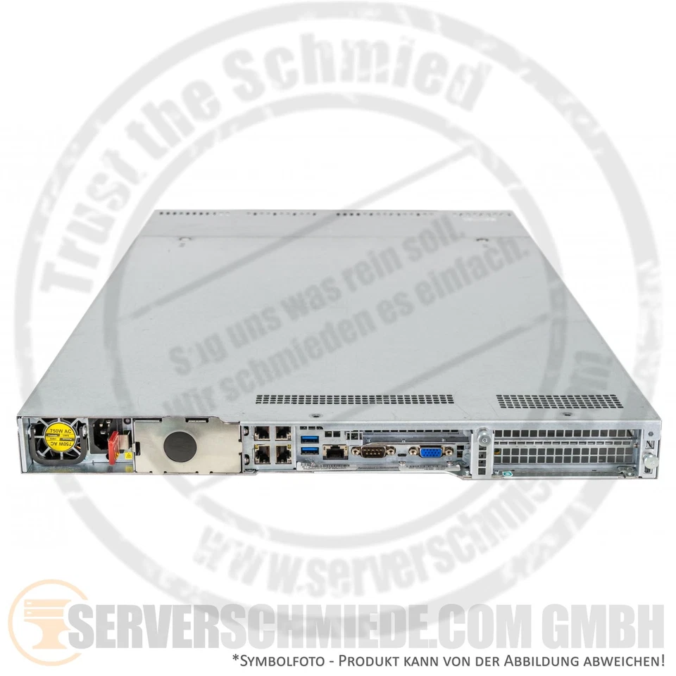 NAS Storage Server with TrueNAS Community Edition and ZFS - Supermicro CSE-819U  - Bild 2 von 3