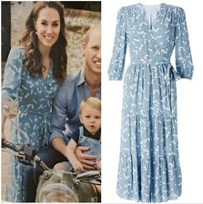 Boden Aurora Floral Midi Wrap Dress ~ UK 12P US 8P ~ ASO Royalty Kate Middleton