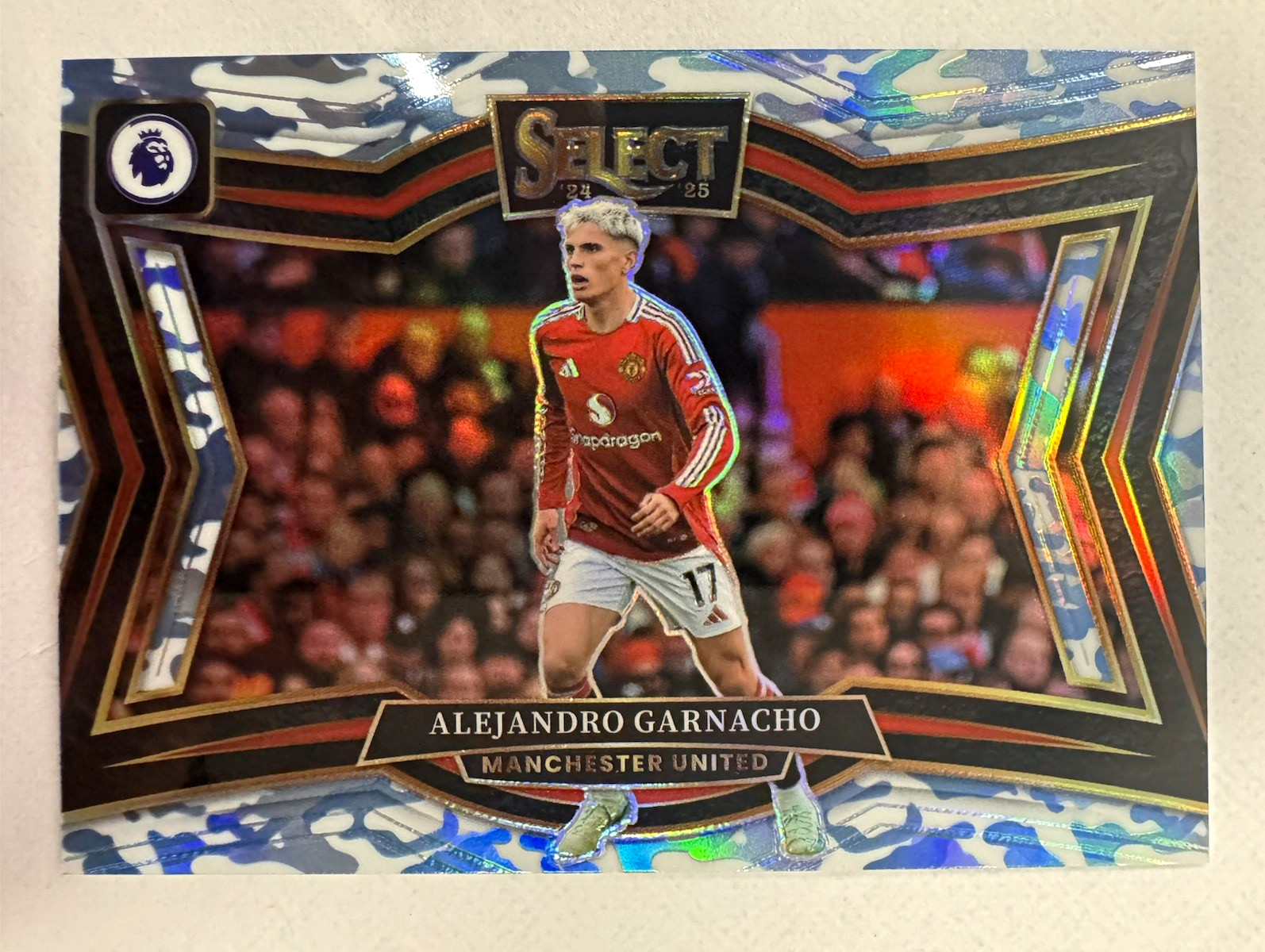 Panini Select Premier League 2024-25 Alejandro Garnacho Winter Camo #228 /49