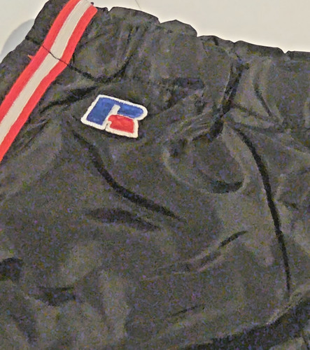 Vintage 90s Russell Athletic Made in USA Nylon Track … - Gem