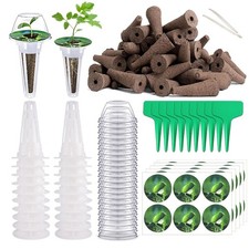 101pcs Hydroponic Pods Kit - Grow Anything Seed Pods with 30 Grow Sponges, 30... 0.40 per gallon