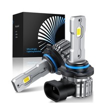9006/HB4 LED Bulbs, 9006 Fog Lights Bulb, 30000LM 6000K Cool White Fanless 1:...