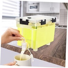 1 Gallon Drink Dispenser For Fridge,Beverage Dispenser With 1 Gallon BLACK