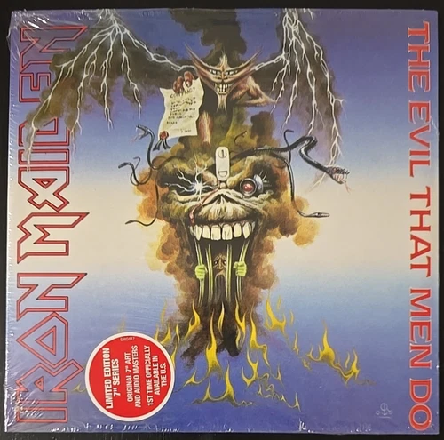 Iron Maiden "The Evil That Men Do" 7" Limited Edition 2014 New not sealed