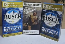 Lot Of 3 Duke Cannon Supply Co Bar Soap, 10 Oz Each, NEW