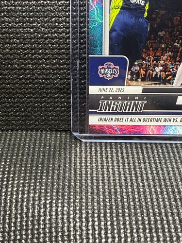 ๐ Kiki Iriafen - RC - /5 - Lightning - 2025 Panini Instant WNBA Free Shipping - Picture 5 of 7