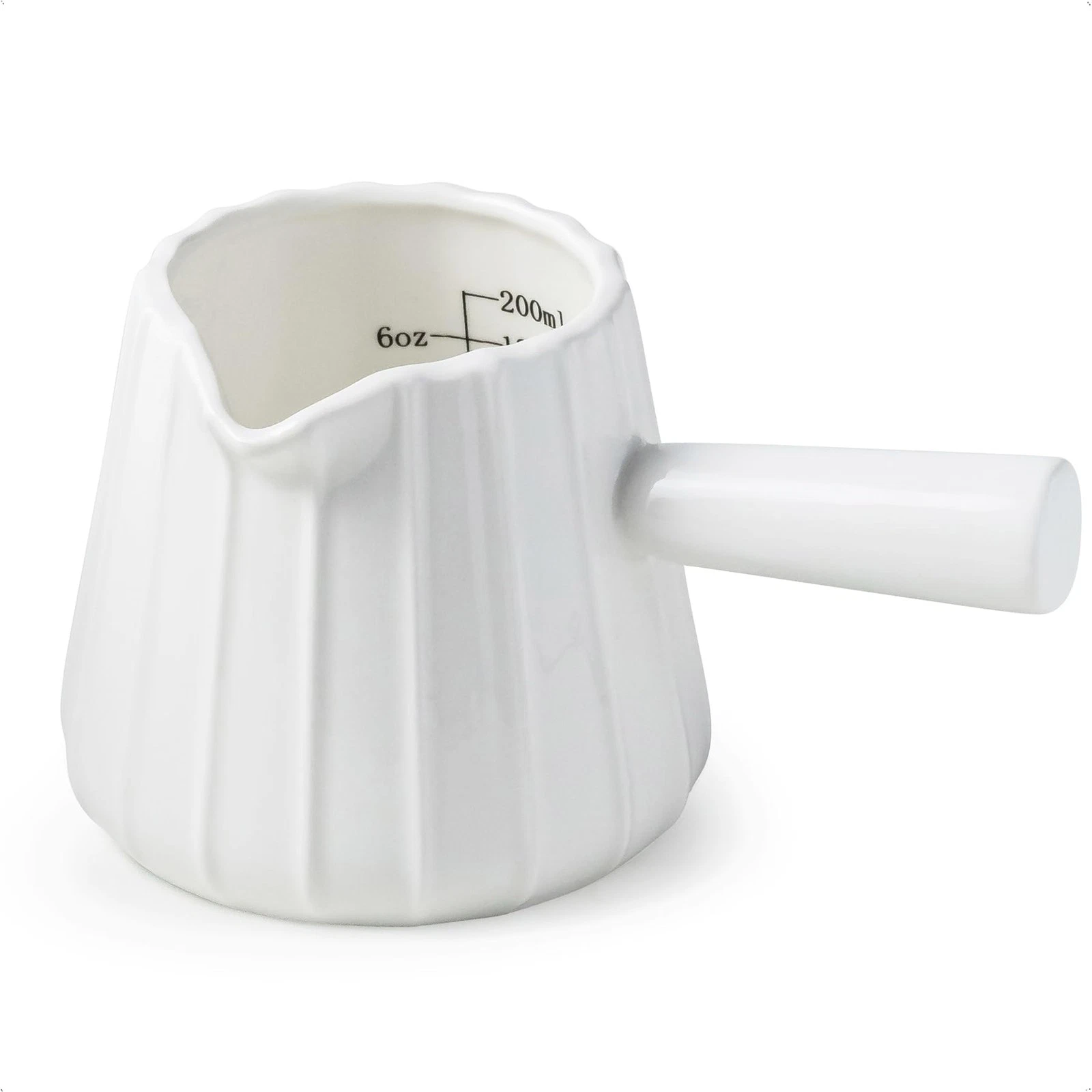 Espresso Cups Ceramic, 200ML Espresso Measuring Cup with Handle, Expresso Sho...