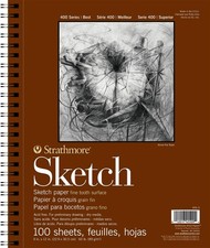 400 Series Sketch Pad, 9x12 inch, 100 Sheets - Artist Sketchbook for Drawing,...