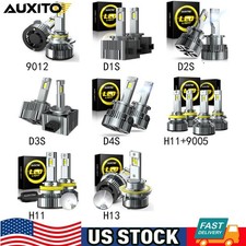 AUXITO LED Headlight Bulb High Low Beam H11 9005 H13 9012 D1S D3S D2S D4S H