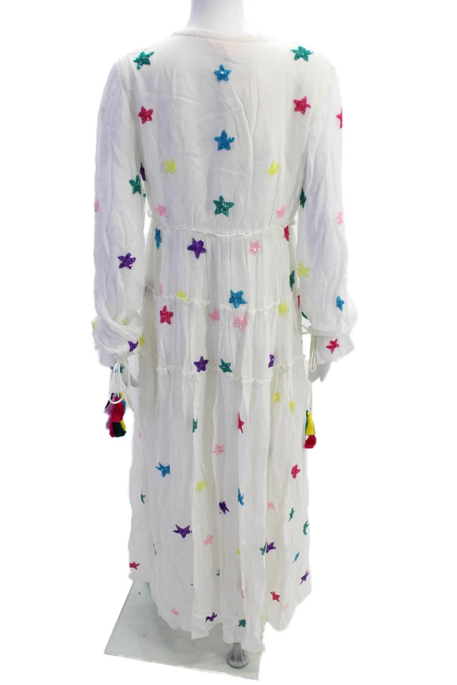 ROCOCO SAND женщин Stellar длинное платье - белый размер L - Изображение 3 из 4