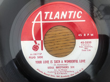 SOUL BROS SIX I CAN'T LIVE WITHOUT YOU ATLANTIC DEMO NORTHERN SOUL R&B MOD