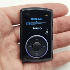 SanDisk Sansa Clip Black MP3 Player Recorder FM Radio 2gb